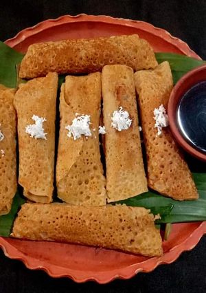 নলেন গুড়ের পাটিসাপটা (nolen gurer recipe in Bengali) রেসিপির প্রধান ছবি