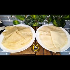 A picture of Homemade Spring Roll Sheets Wraps In Two Ways With Dough And With Batter.