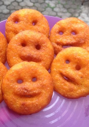 Foto resep Cheezy smiley potato