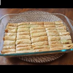 A picture of Tahina Walnut Baklava.