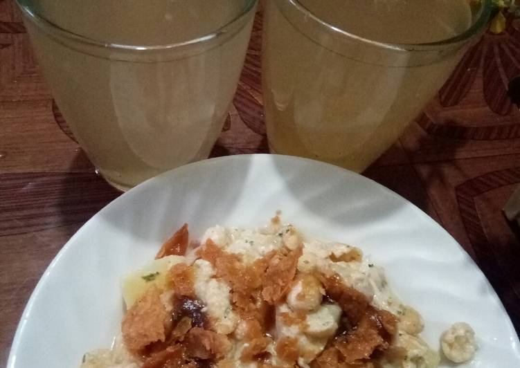 Recipe: Yummy Lemon n imli drink n Dahi phulki