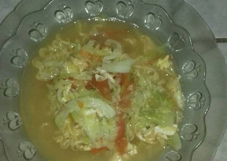 Resep Mie Kuah yuk (pedas tanpa saos dn cabe bubuk) yang Enak