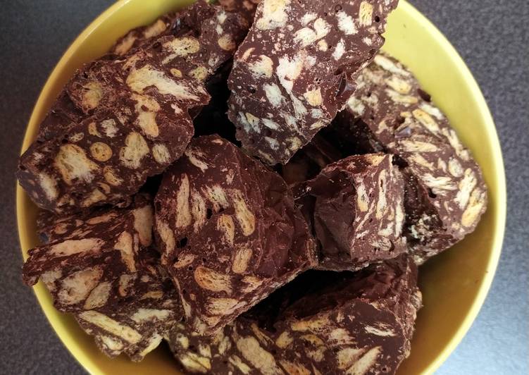 Salame di cioccolato semplice