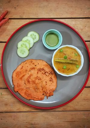 A picture of Carrot Dosa.