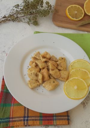A picture of Lemon Chicken Strips.