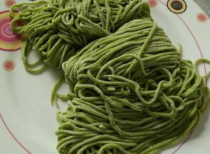 Foto resep Mie Bayam