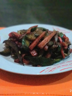 Una foto de Verduras al wok