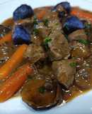 La cena de Nochebuena: carne en salsa de trufa, con amontillado