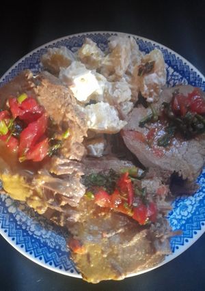 Una foto de Carne mechada