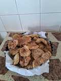 Milanesas de ciervo y milanesa de ternera