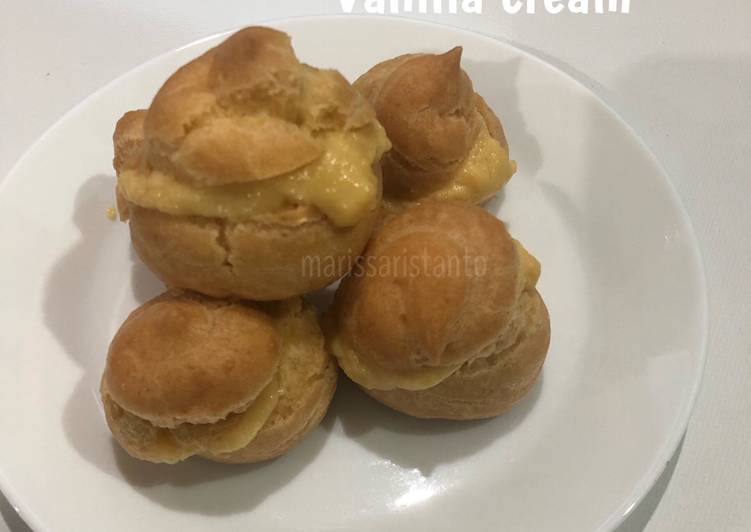 Vanilla cream (vla untuk sus)