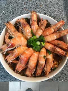 鮮蝦粉絲煲 的食譜成品照片