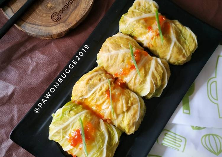 Resep Sawi Gulung Isi Tempe Aci | Bahan Membuat Sawi Gulung Isi Tempe Aci Yang Paling Enak