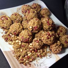 A picture of Roasted Sesame seeds and groundnuts #charityrecipe #weeklycontes.