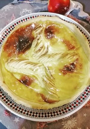 Une photo de Flan aux pomme #pomme