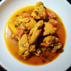 A picture of Chicken Stew with Veggies.