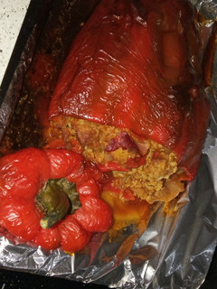 Una foto de Pimiento relleno de carne