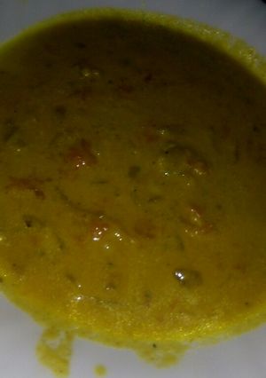 A picture of Coconut curry#4weekschallenge.