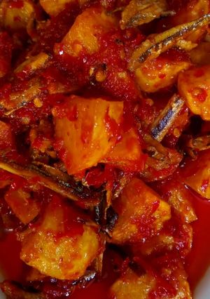 Foto resep Balado kentang teri