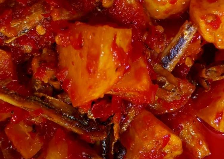 Resep: Balado kentang teri yang Gurih