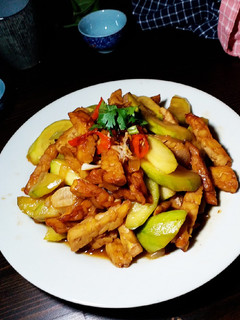 Foto resep 💢 Zucchini Tumis Tempe Bumbu Saus Tiram 💢