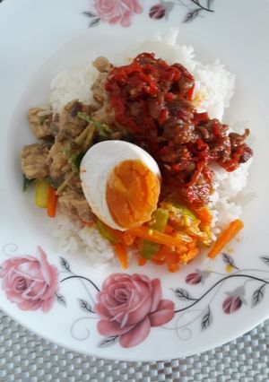 Foto resep Sambalgoreng Daging ala nasi berkat jadul