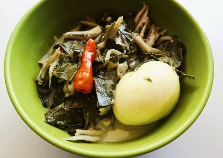 10 Resep: Sayur daun singkong kuah santan #makansayur #bekalsehat Anti Gagal!