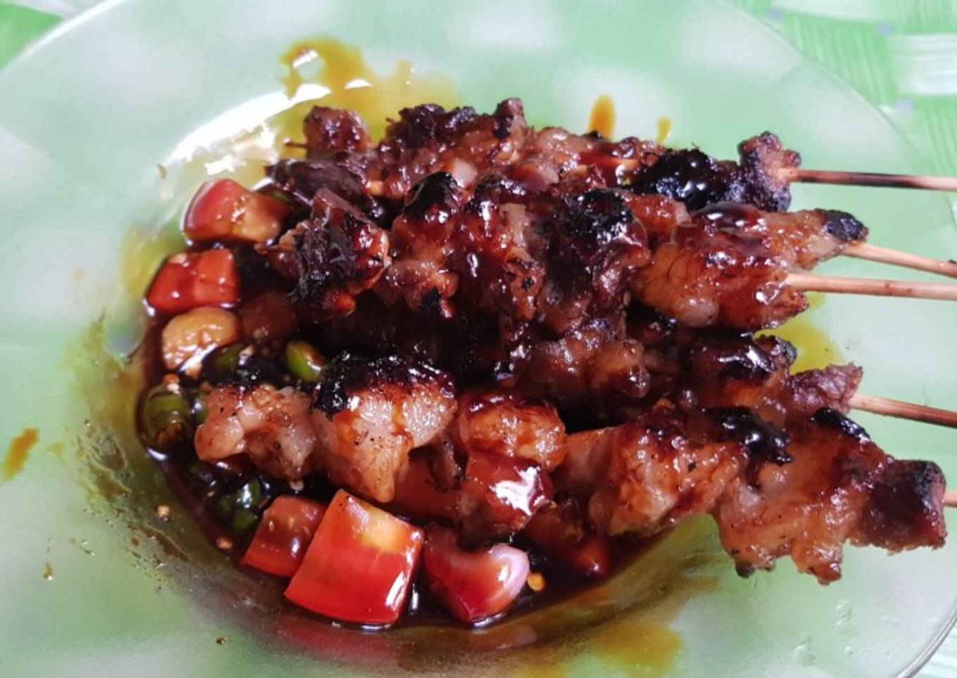 Sate gajih sapi