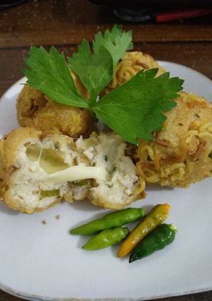 Foto resep Hutan Moza (tahu rambutan mozarella)