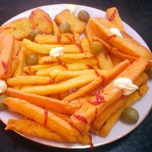 Ricas papas fritas, secas y crocantes, pero sin papas
