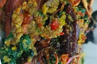 Bagaimana Membuat Ayam panggang bumbu base genep rajang bali Anti Gagal