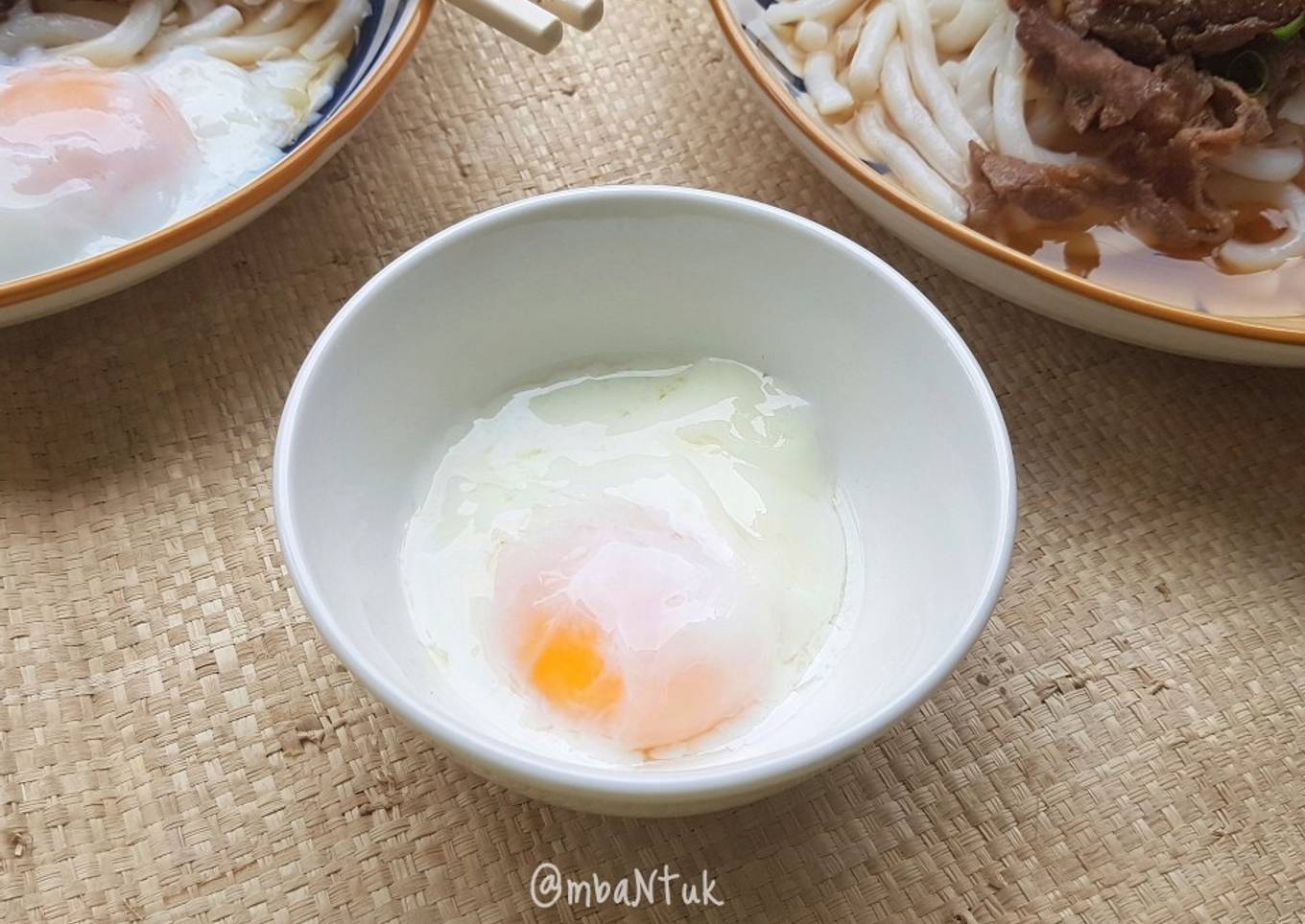 Onsen Tamago (Telur Pelengkap Udon)