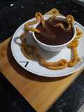 Colacao Hot Chocolate with Mini Churros
