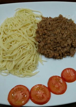 A picture of Short and easy soya mince receipe❤.