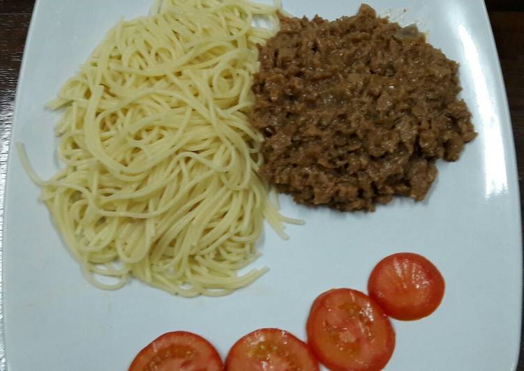 Recipe of Favorite Short and easy soya mince receipe❤