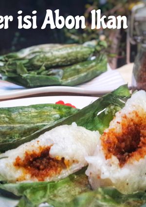Foto resep 22. Lemper isi abon ikan #seninsemangat
