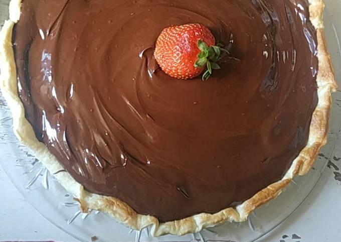 Tarte fraise-chocolat