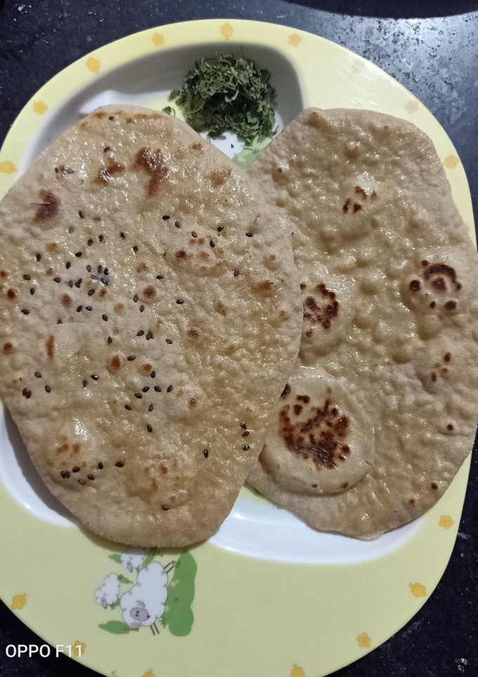 ஹெல்தி அண்ட் நேச்சுரல் பட்டர் கோதுமை நான் செய்முறை முக்கிய புகைப்படம்
