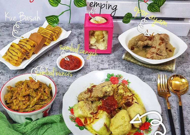 Resep Mudah Hidangan Lebaran Khas Palembang(sambal buncis, celimpungan,opor) Nikmat Lezat