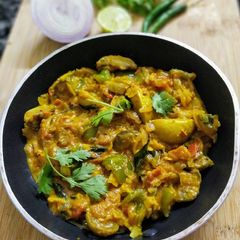 A picture of Mushroom masala.