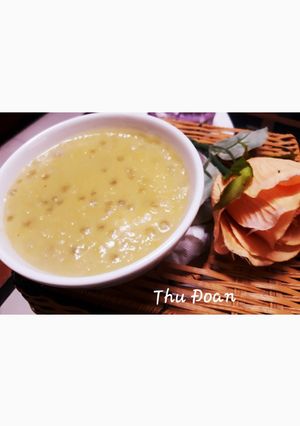 Hình của món Chè đậu xanh bột báng nước dừa đường thốt nốt.