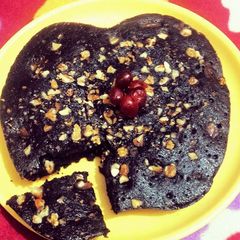 A picture of Oreo Dates and Walnut Cake - 10 minutes Recipe.