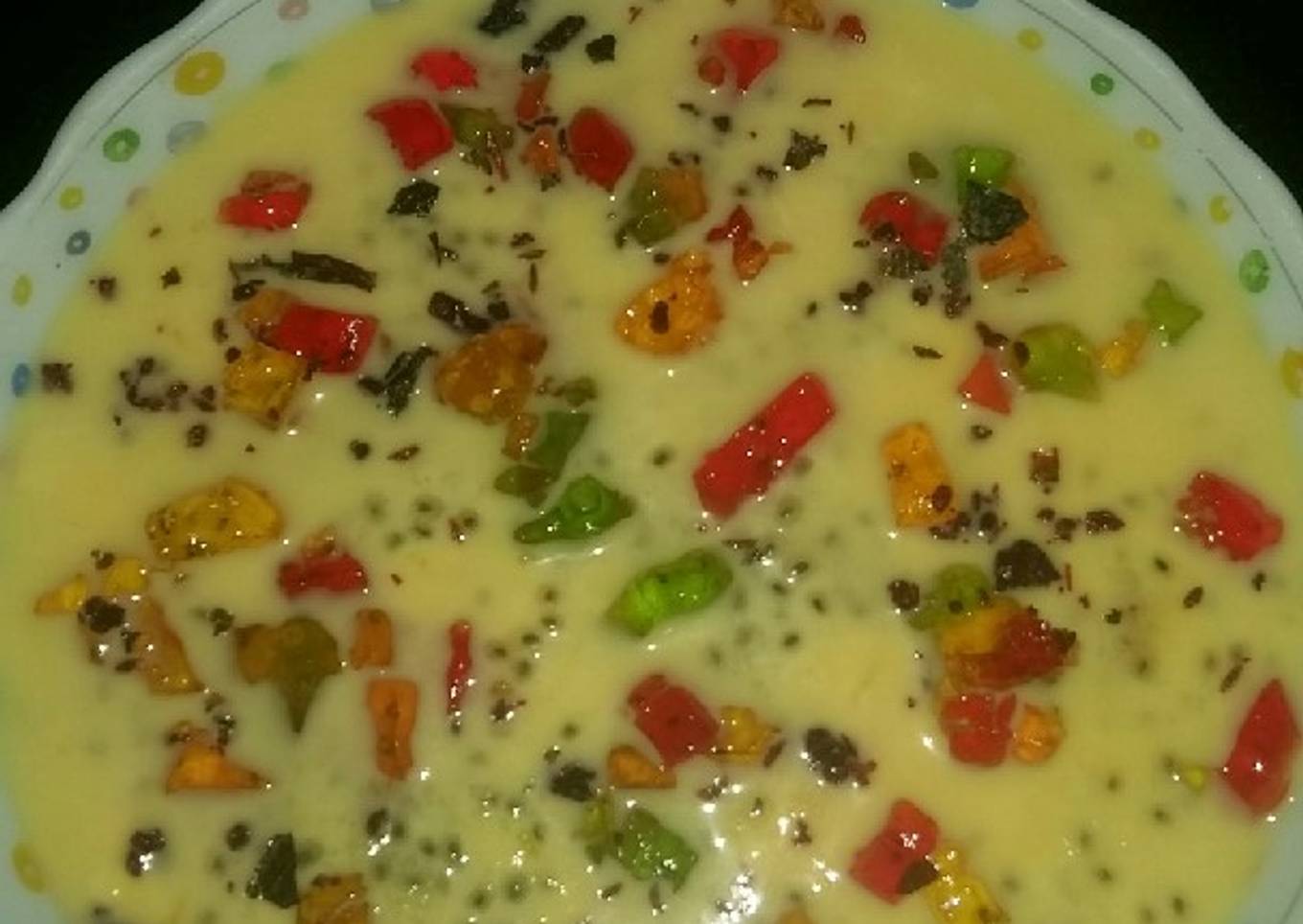 Mango falooda with chia sheeds
