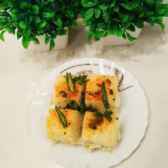 A picture of Little Millet Dhokla.