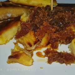 A picture of Colenak | tape bakar manis.