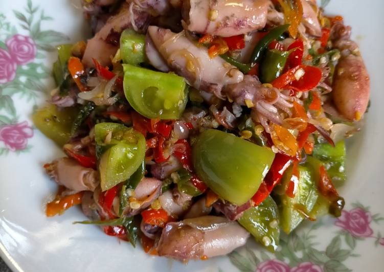 Oseng cumi mbok galak