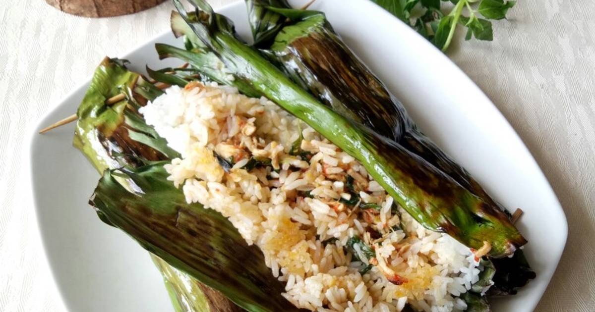 Resep Nasi Bakar Isi Ayam Suwir Kemangi Oleh Mira Rozanna Cookpad