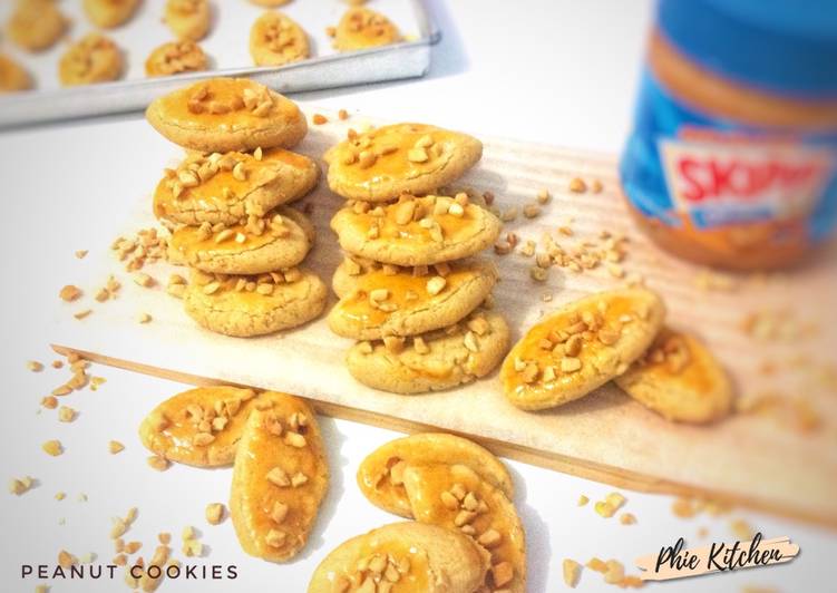 Langkah Mudah untuk Membuat Peanut cookies / kue kacang #37 Anti Gagal
