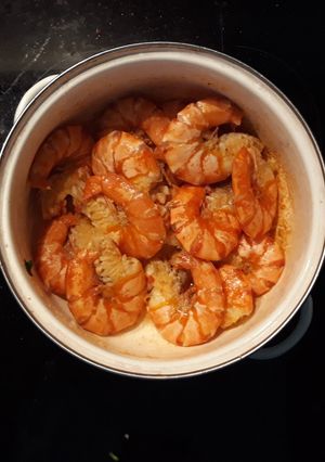 Hình của món Tôm rang.