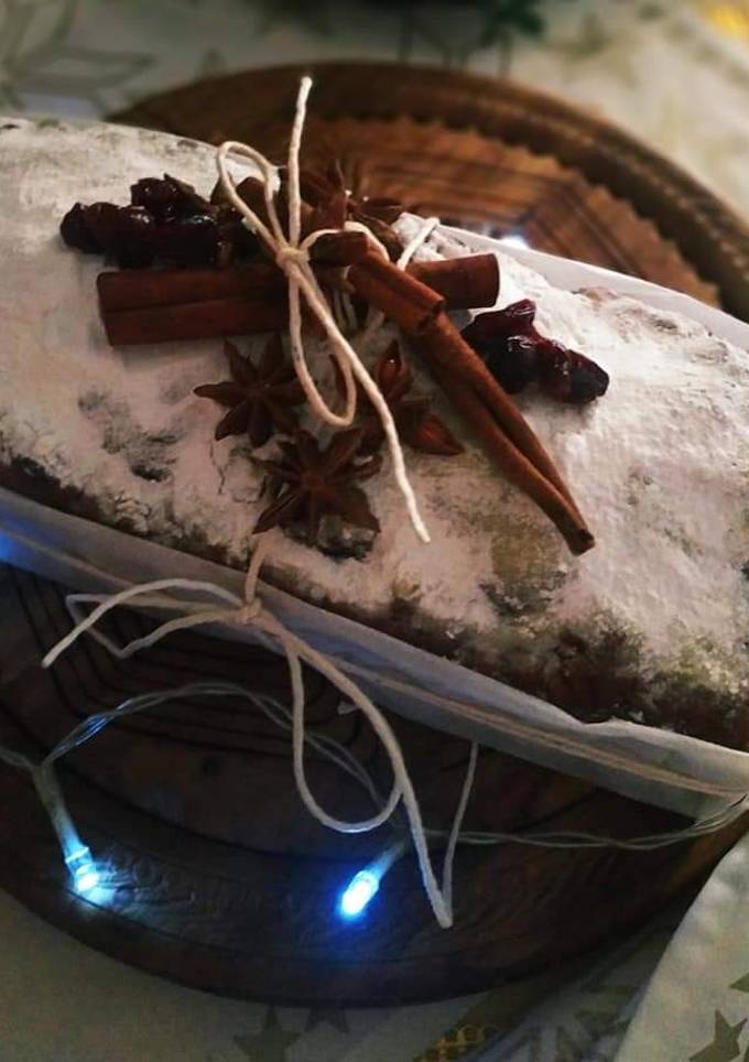 🍞 Штолен на творожному (сирному) бездріжджовому тісті